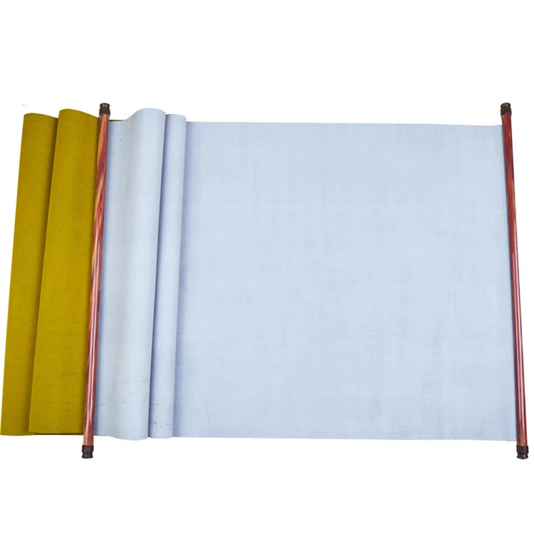 Reusable Magic Paper Water Writing Canvas Cloth Scroll Chinese Calligraphy Students Beginners Practicing Water Drawing Mat Tool