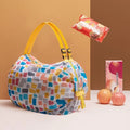 Wholesale Eco-Friendly Foldable Travel Shoulder Bag Portable Thickened Large Grocery Shopping Bag Supermarket Shopping Bag