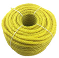 4 Strands Colored Polyethylene PP Twist Rope 3-30mm for Shipping Marine Packing Used in Packaging Industries