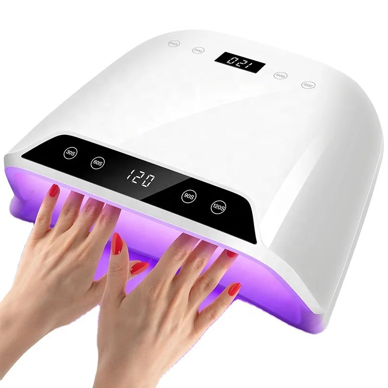 UV LED Professional Nail Drying Lamp for Manicure 72LEDS Nails Gel Polish Drying Machine With Auto Sensor Manicure Salon Tool