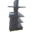 100kg Heavy Duty Double Supermarket Shelf Side Steel Supermarket Shelf Super Market Shelf