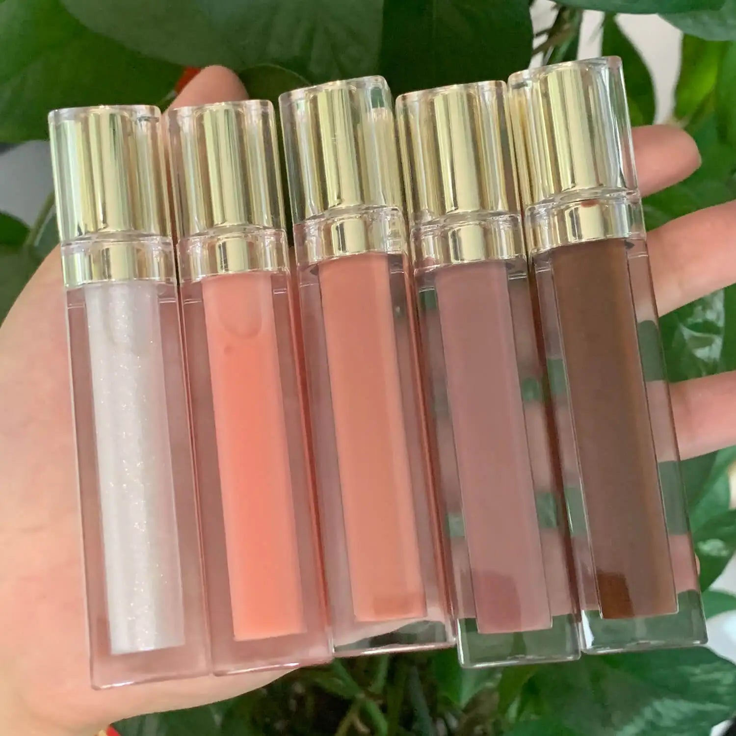 OEM Wholesale Liquid Lip Gloss Glossy Matte Multi-Color Custom Logo Private Label Vegan Lip Gloss Mineral Free Samples