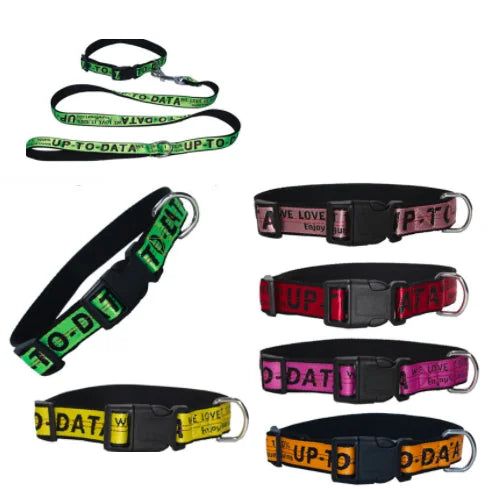 JXANRY Luxury French Bulldog Dog Collars Fashion Brand Modern Polyester Print Ropa Para Perros with Metal Buckle