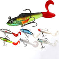 9cm 9.5g Lead Head Soft Fishing Lures Curly Tail Swimbait Jig Head Bait Wholesale FL-9095 MegaBDM