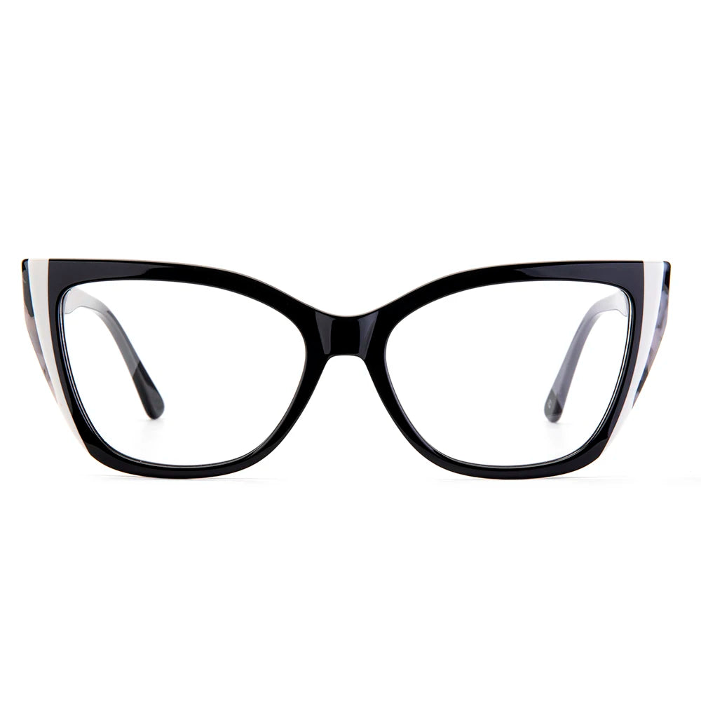New Listing Cat Eye Laminate Acetate Optics Eyeglasses Frames for Glasses for Women