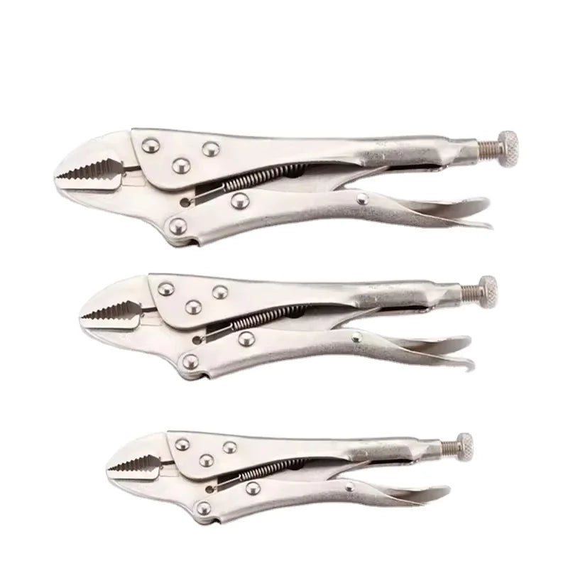 Industrial Universal 10 Inch 235mm Pliers Holding Fixed Curved Jaw Pliers Crv Locking Pliers Tool Set
