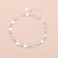 Hot Selling Sweet Temperament Personality Chain Bracelet Creative Geometric Star Heart Bracelet for Women
