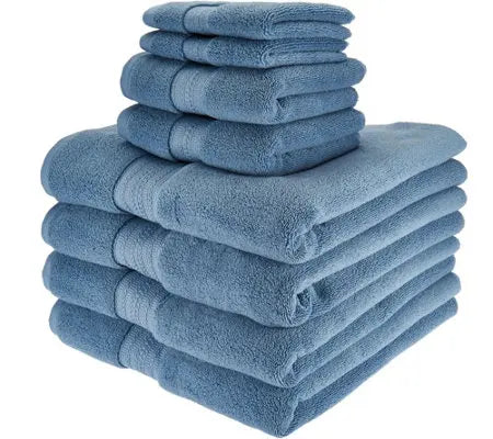 Absorbent Adult 600gsm Towel 5 Star Hotel Bath Towel 6 Piece Towel Set