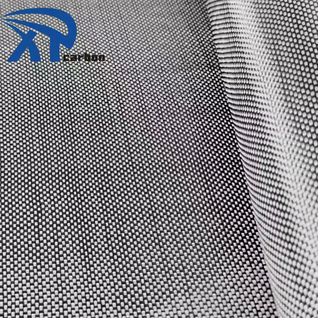 High Quality Factory 3K Carbon Fiber Glass Fiber Cloth Plain Weave Electroplated Fiberglass Fabric