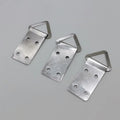25x69mm Triangular Ring Four-hole Iron Metal Plain Silver Galvanized Photo Picture Frame Hanger Wall Hook Hardware Box