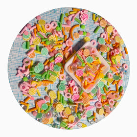 Polymer Clay Slices Candy XO Food Slime Sprinkles 500g DIY Tiny Plastic Klei Accessories Nail Art Deco Scrapbook Making
