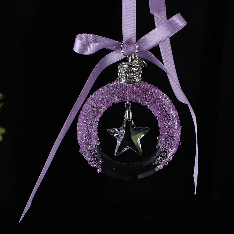 Crystal Car Mirror Hanging Decoration