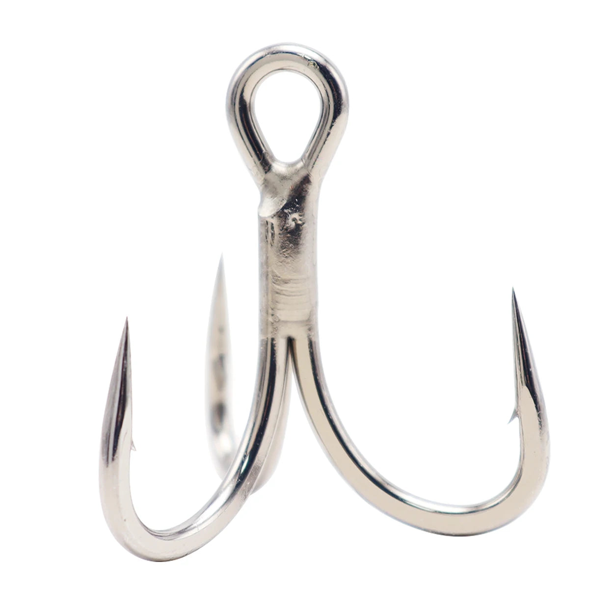 Hot Selling 1/0 2/0 3/0 High Carbon Steel Silver Sea Strong Treble Hooks