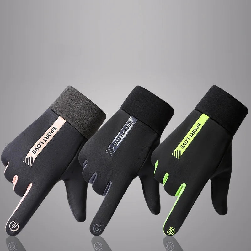 Good Quality Autumn Winter Keep Warm During Winter Cycling Outdoor Running Bicycles Touch Screens Gloves for Wind Cold