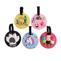 Wholesale High Quality Custom Soft Plastic PVC Luggage Tag with Letter Pattern and Custom Design
