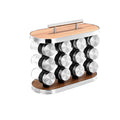Steel Seasoning Rack Spice Holder with Handle Kitchen Multi-layer Seasoning Bottle Storage Rack