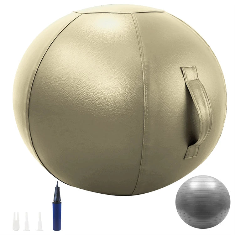 Anti Burst Eco Friendly PU Material Purple/Blue 60cm Washable Fitness Ball Stability Sitting Office Chair Covers Exercise Yoga