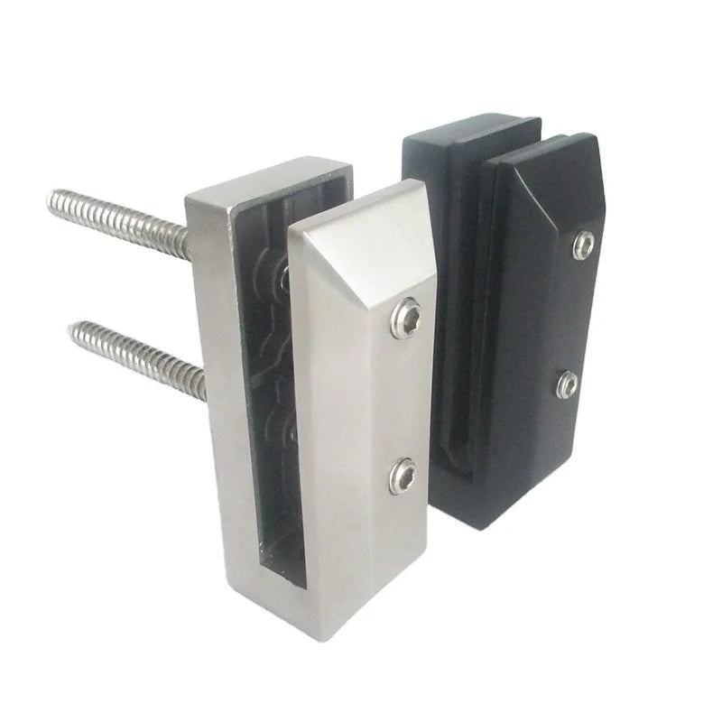 Glass to Wall Clips Clamp for Pool Fence Railing Glass Stair Balustrade Fittings