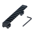 FOCUHUNTER Telescope Hunting Mount10mm to 20mm Mount Adapter Optical Scope 10 Slots Riser Mount