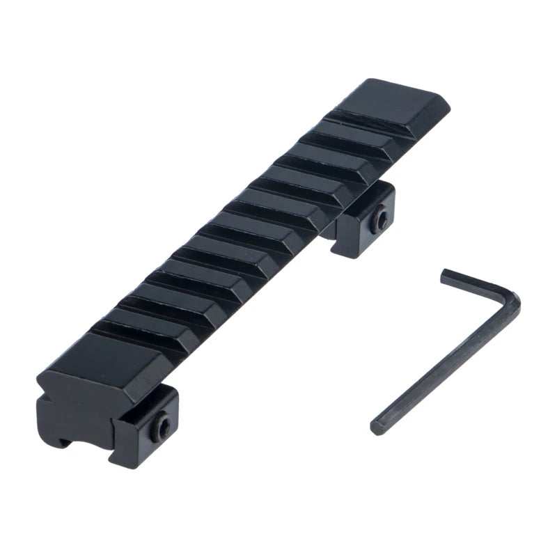 FOCUHUNTER Telescope Hunting Mount10mm to 20mm Mount Adapter Optical Scope 10 Slots Riser Mount