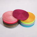Wholesale Factory Price Custom Nylon Elastic Band Webbing 2cm-10cm 100% Polyester Coated Techniques