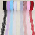 3cm Stretch Elastic Satin Multi-color Lace Trim Garment for Diy Garment Sewing Edge and Handmade Decoration Lace Ribbon