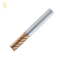 Milling Cutter Tungsten Steel Special Flat Bottomed Carbide for Stainless Steel 4 Blade Tin Scrap Cnc Vmc Cutting Tools 3 Years