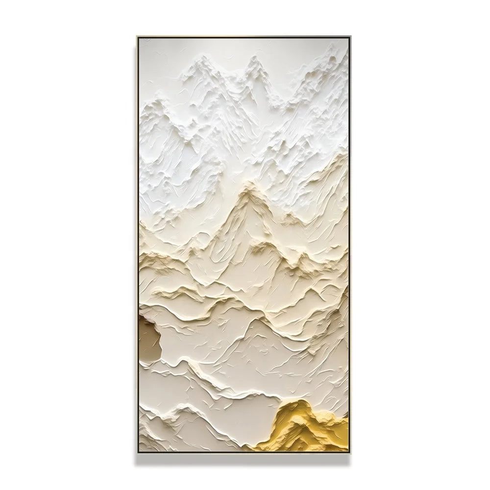 Pure Handmade Abstract PureHand Drawn Texture 3D Lines Thick Acrylic Oil Painting Canvas Wall Art Artworks