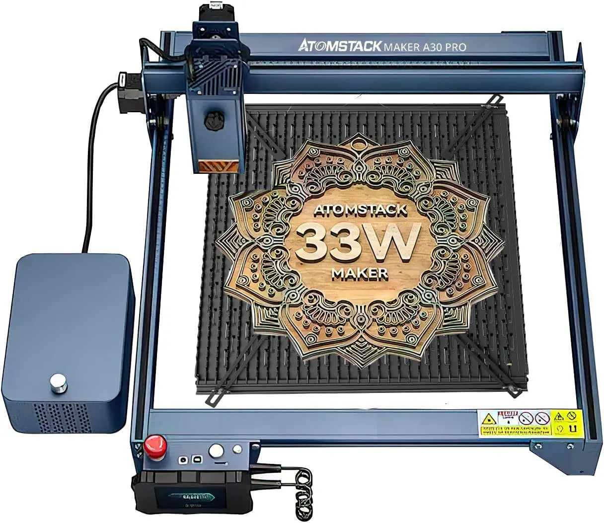 ATOMSTACK X30 PRO A30 PRO Laser Engraving Machine 160W With Air Assist 33W Optical Power Laser Engraver Cutter for Metal Wood