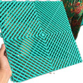Baona Eco Easy to Install Vented Drainage High Quality Garage Floor Tiles PP Plastic Tile Flooring for Car Detailing Shop