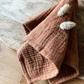 Large Rust Gauze Napkin Ultra Soft Dinner Party Napkins Muslin Fabric Dishcloth Terracotta Serviett