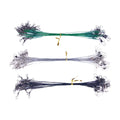 15CM 20CM 25CM 10PCS/set Steel Wire Leader With Swivel Fishing Accessory Connector Fishing Line