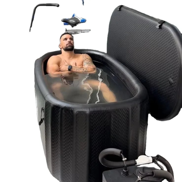 ICEGALAX Factory Sale Water Chiller for Bath Fitness Recovery Ice Bath Therapy Cooling System Inflatable Tub