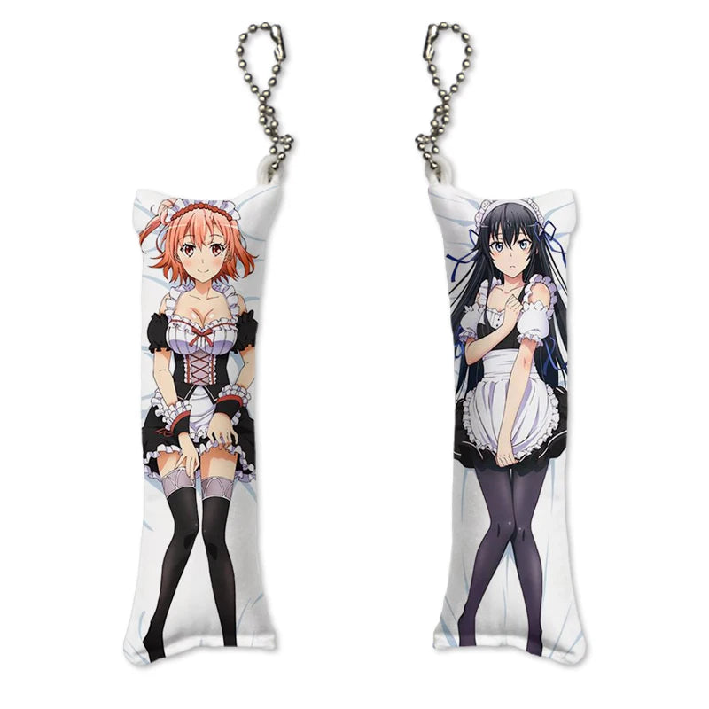 Anime Mini Dakimakura  Pillows Custom Pillow Keychain Cartoon Pillow Customized