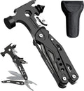 16-in-1 Industrial Grade Portable Hammer Multi Tool Aluminum OEM Hiking Folding Blades Screwdrivers Pliers Hunting EDC Cool