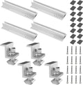 Easy and Quick Installation Rail-less 300mm Length Mini Rail Mounting Bracket for Solar Panel Installation