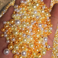 ABS Pearl Beads Mix  No Hole Art Pearl Beads Jewelry Making Pearls for Handicrafts Material