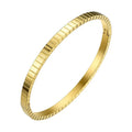 18K Gold Plated Stainless Steel Jewelry Geometry Strap Pattern Accessories Bracelets BM192001