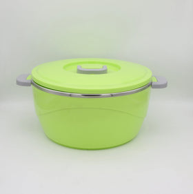 Modern Design Double Layer PU Foaming Metal Pot Set-Thermal and Cold Insulation 4pcs 0.8L 2.0L 3.5L 6.5L with PP Printing