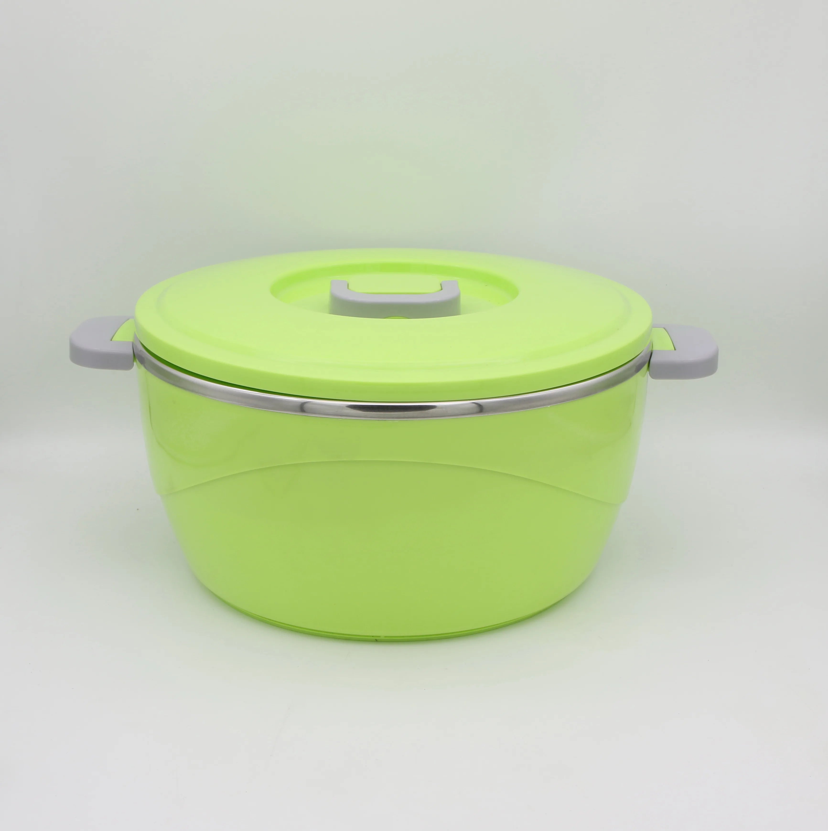 Modern Design Double Layer PU Foaming Metal Pot Set-Thermal and Cold Insulation 4pcs 0.8L 2.0L 3.5L 6.5L with PP Printing