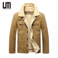 Liu Ming Autumn Winter 2024 New Fashion Men Windproof Warm Thick Fleece Jacket Plus Size Outdoor Coat