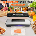 Mini Electric Automatic Vacuum Sealing Machine with Built-In Cutter for Household Use 1.0L Capacity Plastic Construction
