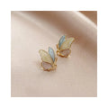 2021 Hot Sales New Fashion Sweet and Lovely 925 Silver Needle Butterfly Stud Earrings Girl Gift
