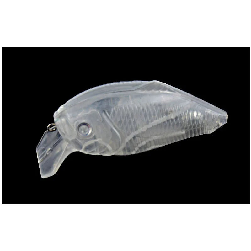 Unpainted VIB 7.8cm/14.5g Hard Plastic Crankbait Blank Fishing Lure DIY ABS Unpainted Fishing Lures