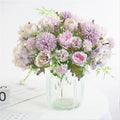 New Design Peony Rose Silk Bride Wedding Bouquet Flowers Artificial Flowers Bouquet Bridal Bouquets