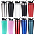 28 Ounce Stainless Steel Water Bottle for Protein Shakes Shaker Cup Wire Whisk Fitness Outdoor Sports Coffee Cup for K-Cups Pods