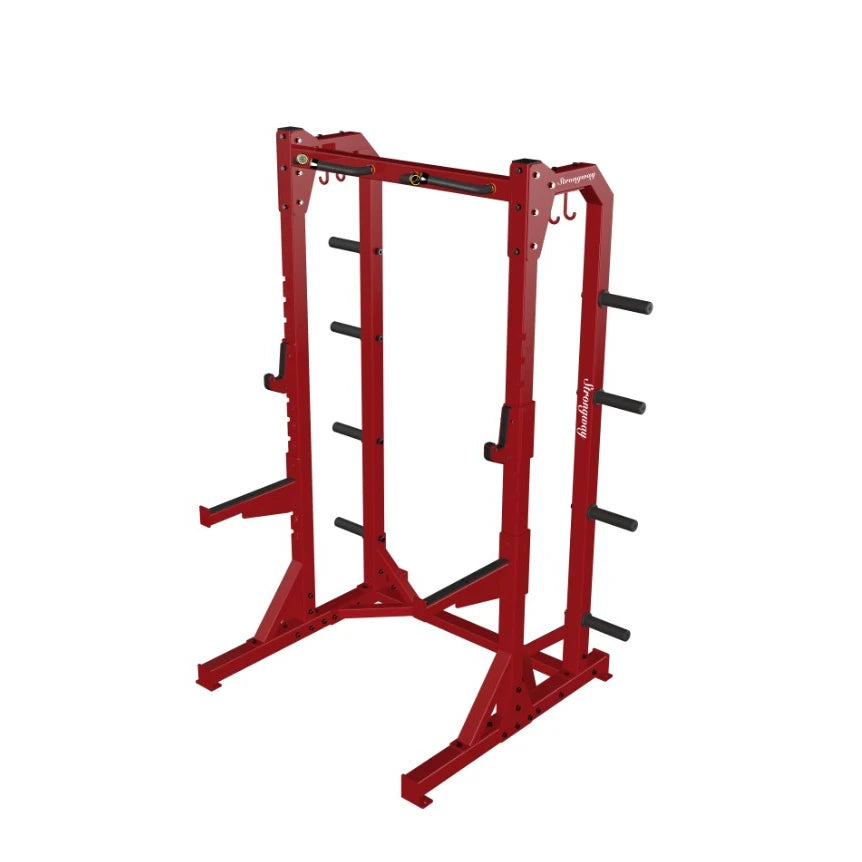 Professional Commercial Gym Equipment Squat Rack Fitness Strength Machine Free Weight Half Rack Simple Deep Squat Rack