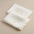 PandaSew Personalised Custom logo Printed Small Envelope Flap Pouch Luxury Satin Necklace Jewelry Bag
