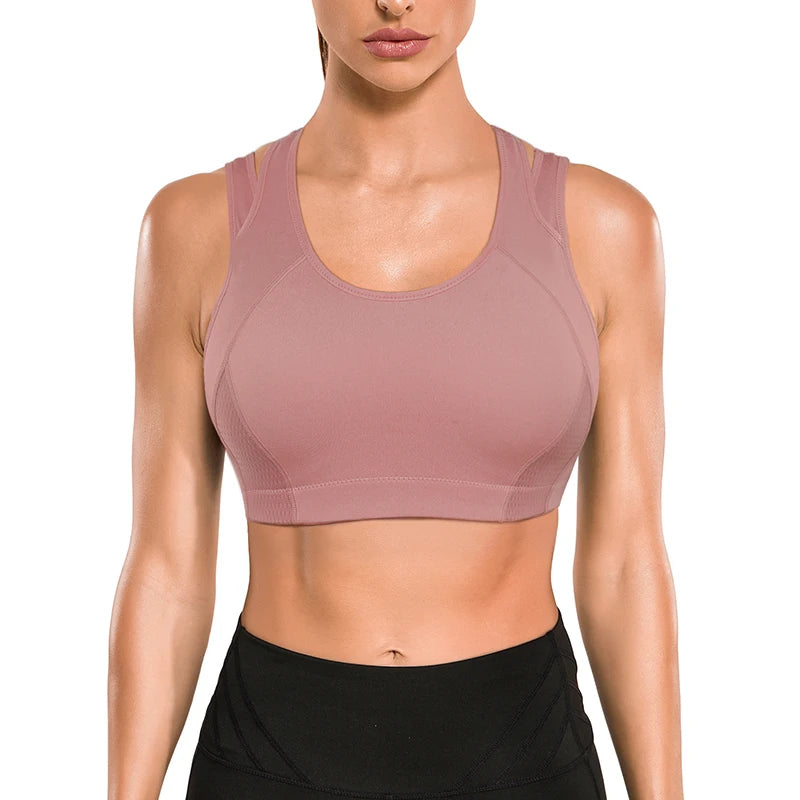 Sujetador Deportivo De Alto Impacto Custom logo Daily comfort Wireless Shaper Bra Plus Size Sports Bras for Big Women