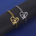 Factory Stainless Steel Gymnastics Charm Chain Bracelet Gift for Gymnast 18k Gold Plated Gymnastic Charm Bracelet